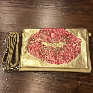 Gold Crossbody/Clutch